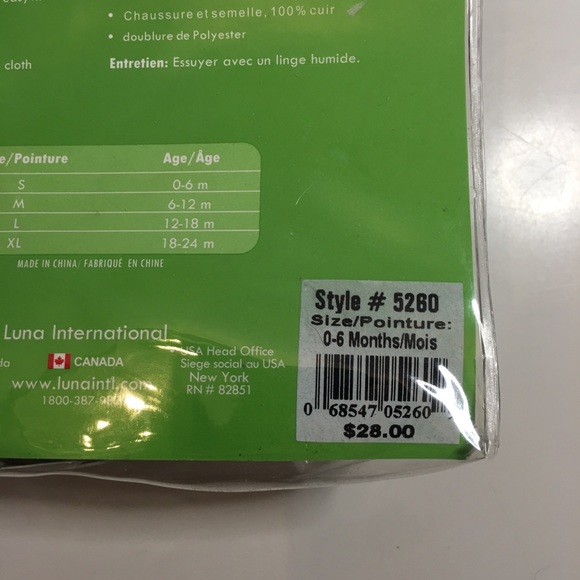 2/$30 Luna Tickle Toes Infant Leather Boots 0-6M - Picture 9 of 10